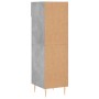 Scarpiera Grigio Cemento 30x35x105 cm in Legno Multistrato