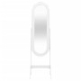 Specchio Autoportante Bianco 45,5x47,5x160 cm Legno Multistrato