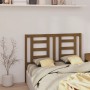 Testiera per Letto Miele 146x4x100 cm in Legno Massello di Pino