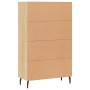 Credenza Rovere Sonoma 69,5x31x115 cm in Legno Multistrato