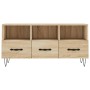 Mobile Porta TV Rovere Sonoma 102x36x50 cm in Legno Multistrato