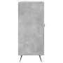 Credenza Grigio Cemento 90x34x80 cm in Legno Multistrato