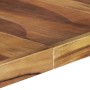 Tavolo da Pranzo 140x140x75 cm Legno Massello Finitura Sheesham