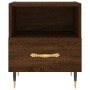 Comodini 2 pz Rovere Marrone 40x35x47,5 cm in Legno Multistrato