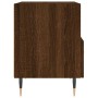 Comodini 2 pz Rovere Marrone 40x35x47,5 cm in Legno Multistrato