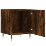Comodini 2 pz Rovere Fumo 40x40x50 cm in Legno Multistrato