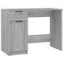 Scrivania Grigio Sonoma 100x50x75 cm in Legno Multistrato