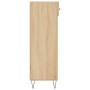 Scarpiera Rovere Sonoma 60x35x105 cm in Legno Multistrato