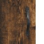Comodini 2 pz Rovere Fumo 40x40x50 cm in Legno Multistrato