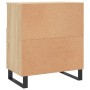 Credenza Rovere Sonoma 60x35x70 cm in Legno Multistrato