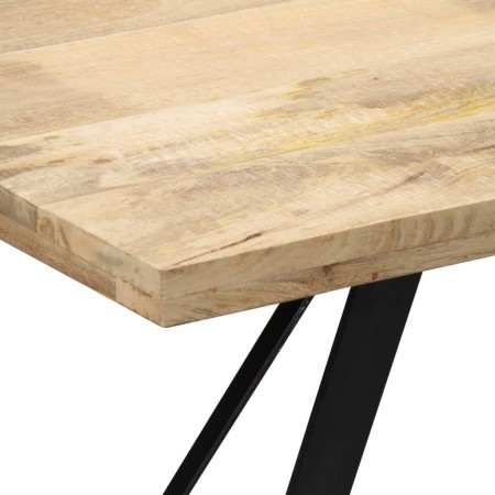 Tavolo da Pranzo 140x80x76 cm in Legno Massello di Mango