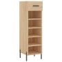 Scarpiera Rovere Sonoma 30x35x105 cm in Legno Multistrato