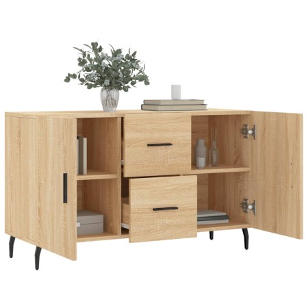 Credenza Rovere Sonoma 100x36x60 cm in Legno Multistrato