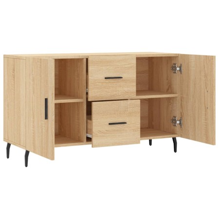 Credenza Rovere Sonoma 100x36x60 cm in Legno Multistrato