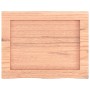 Ripiano Muro Marrone 40x30x(2-6) cm Massello Rovere Trattato