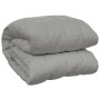 Coperta Ponderata Grigia 200x225 cm 13 kg Tessuto