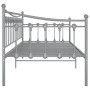 Telaio Divano Letto Grigio in Metallo 90x200 cm