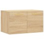 Mobile a Parete Rovere Sonoma 60x36,5x35 cm Legno Multistrato