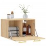 Mobile a Parete Rovere Sonoma 60x36,5x35 cm Legno Multistrato