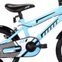 Bici per Bambini 14 Pollici Nera e Blu