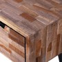 Consolle TV con 4 Cassetti in Legno di Recupero di Teak