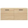 Mobile a Parete Rovere Sonoma 80x36,5x35 cm Legno Multistrato