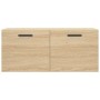 Mobile a Parete Rovere Sonoma 80x36,5x35 cm Legno Multistrato