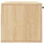 Mobile a Parete Rovere Sonoma 80x36,5x35 cm Legno Multistrato