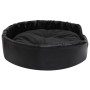 Lettino per Cani Nero 90x79x20 cm in Peluche e Similpelle