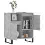 Credenza Grigio Cemento 60x35x70 cm in Legno Multistrato