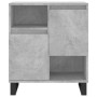 Credenza Grigio Cemento 60x35x70 cm in Legno Multistrato