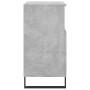 Credenza Grigio Cemento 60x35x70 cm in Legno Multistrato