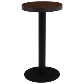 Tavolo da Bistrot Marrone Scuro 40 cm in MDF