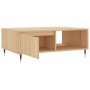 Tavolino da Salotto Rovere Sonoma 90x60x35 cm Legno Multistrato