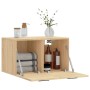 Mobile a Parete Rovere Sonoma 60x36,5x35 cm Legno Multistrato