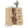 Credenza Rovere Sonoma 69,5x34x90 cm in Legno Multistrato