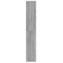 Armadietto Bagno Grigio Sonoma 30x30x183,5 cm Legno Multistrato