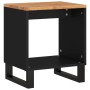 Tavolino da Soggiorno 40x31x46 cm Massello Acacia e Multistrato