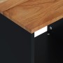 Tavolino da Soggiorno 40x31x46 cm Massello Acacia e Multistrato