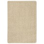 Tappeto Shaggy Crema 160x230 cm Antiscivolo