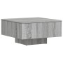 Tavolino Salotto Grigio Sonoma 60x60x31,5 cm Legno Multistrato