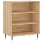 Credenza Rovere Sonoma 57x35x70 cm in Legno Multistrato