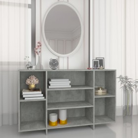 Credenza Grigio Cemento 120x30x75 cm in Truciolato