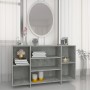 Credenza Grigio Cemento 120x30x75 cm in Truciolato