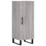 Credenza Grigio Sonoma 34,5x34x90 cm in Legno Multistrato