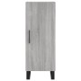 Credenza Grigio Sonoma 34,5x34x90 cm in Legno Multistrato