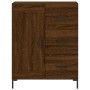 Credenza Rovere Marrone 69,5x34x90 cm in Legno Multistrato