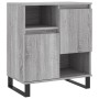 Credenza Grigio Sonoma 60x35x70 cm in Legno Multistrato