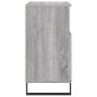 Credenza Grigio Sonoma 60x35x70 cm in Legno Multistrato