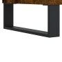 Credenza Rovere Fumo 34,5x34x90 cm in Legno Multistrato